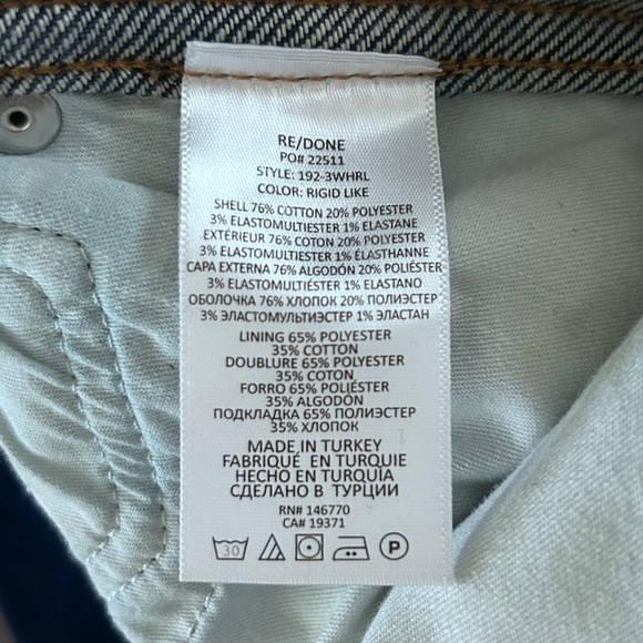 NWOT RE/DONE 90’s High Rise Loose Jeans in Ridge Like | Size 29 - Picture 9 of 12